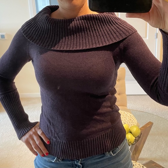 Off Shoulder BCBG Sweater - Picture 1 of 5